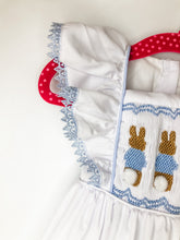 Load image into Gallery viewer, Smocked Easter Bunny Dress
